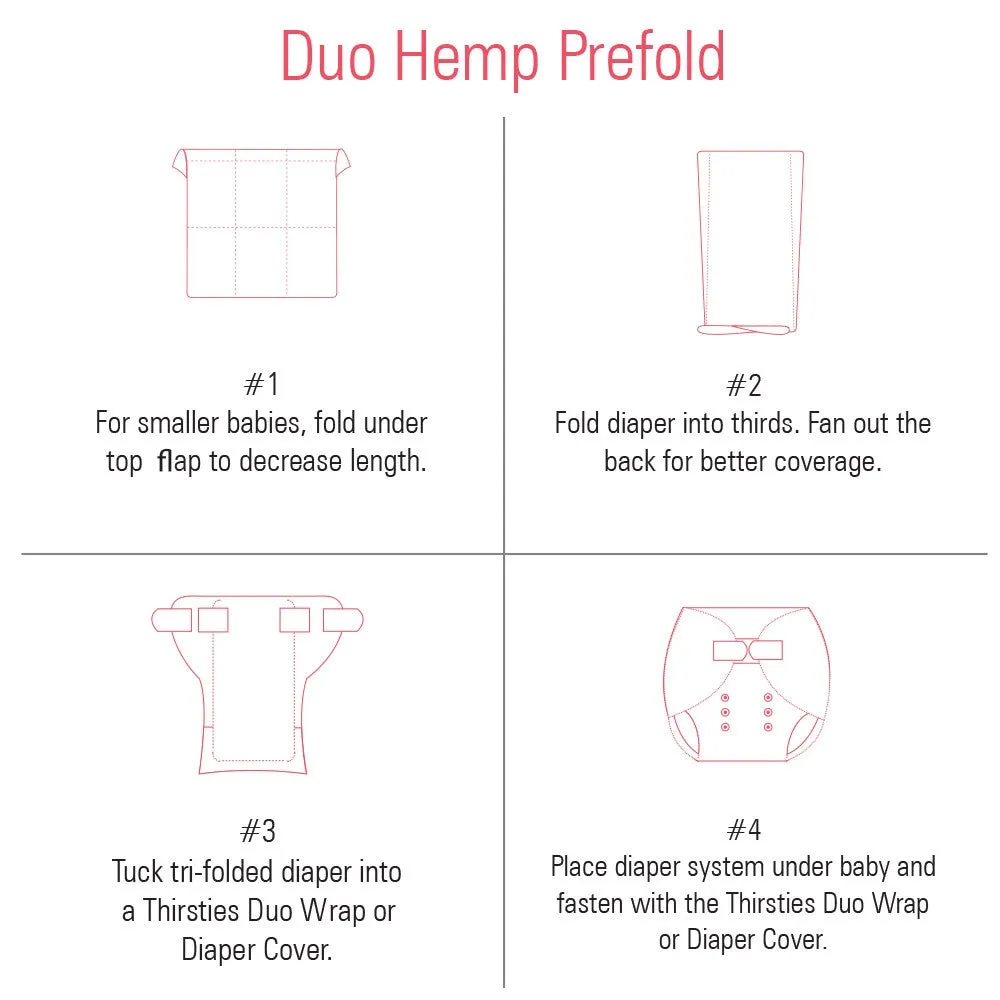 Thirsties Duo Hemp Prefold