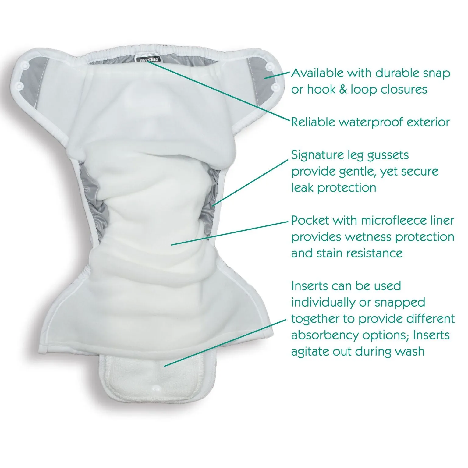 Thirsties One Size Pocket Diaper