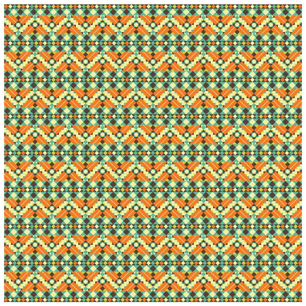 Tribal Aztec B005 Adhesive Vinyl Sheet