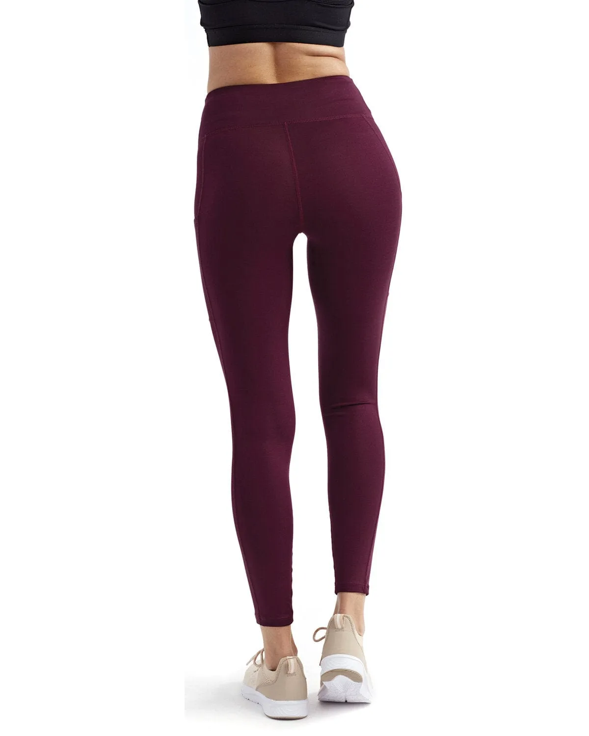 TriDri Ladie's Mesh Pocket Danica Leggings | Mulberry