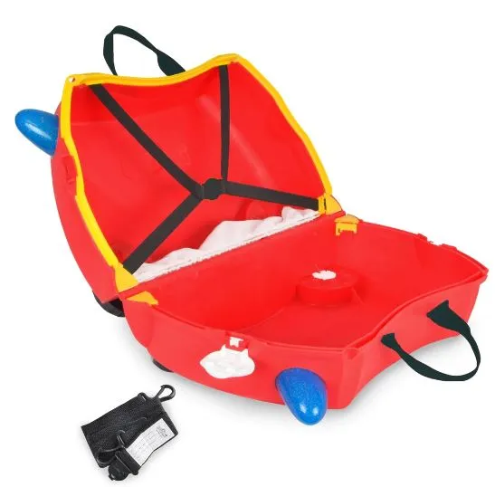 Trunki Luggage - Frank Fire Truck (With 5 years Warranty)
