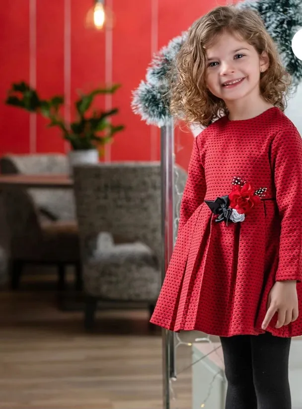 Tutto Piccolo - Red Polka Dot Dress