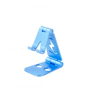 Universal Foldable Desktop Desk Stand Holder Mount for Cell Phone Tablet Pad blue