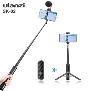 Universal Plastic Extension Bluetooth Plastic Selfie Stick for Huawei Xiaomi Smart Phone black