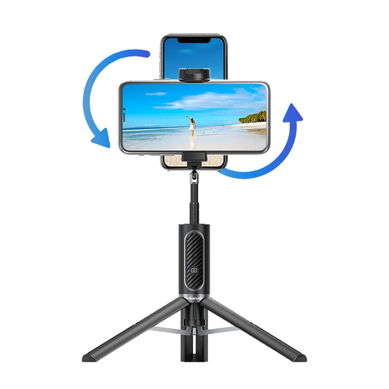 Universal Plastic Extension Bluetooth Plastic Selfie Stick for Huawei Xiaomi Smart Phone black