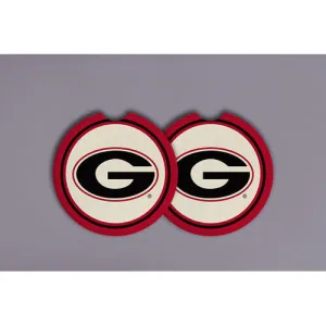University of Georgia Car Coasters set of 2