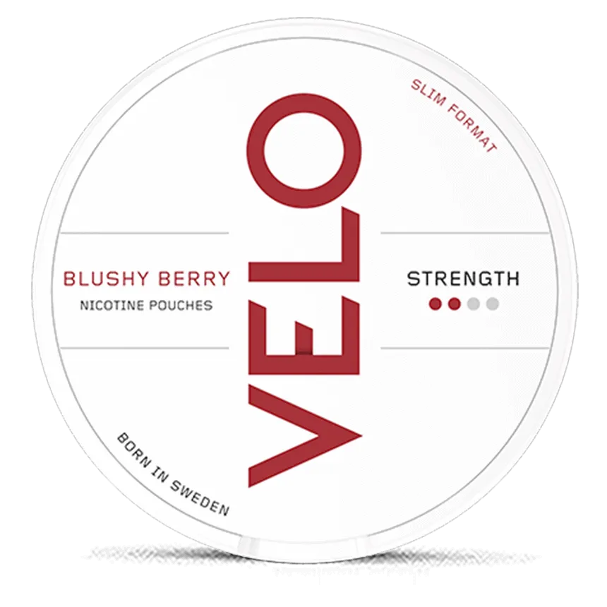 Velo Blushy Berry Nicotine Pouches (20pcs/Can)