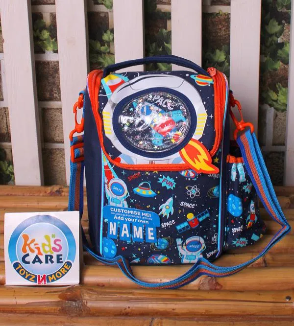 Vest Brand Astronaut Space World Insulated Cross Body Lunch Bag - Customizable & Durable for Kids (U2083)