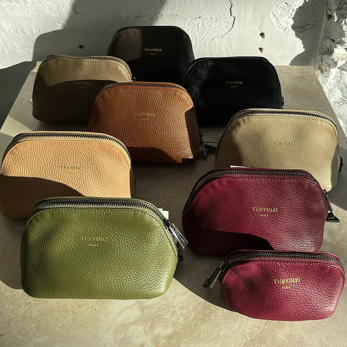 Vestirsi Cosmetic Pouch Duo Khaki