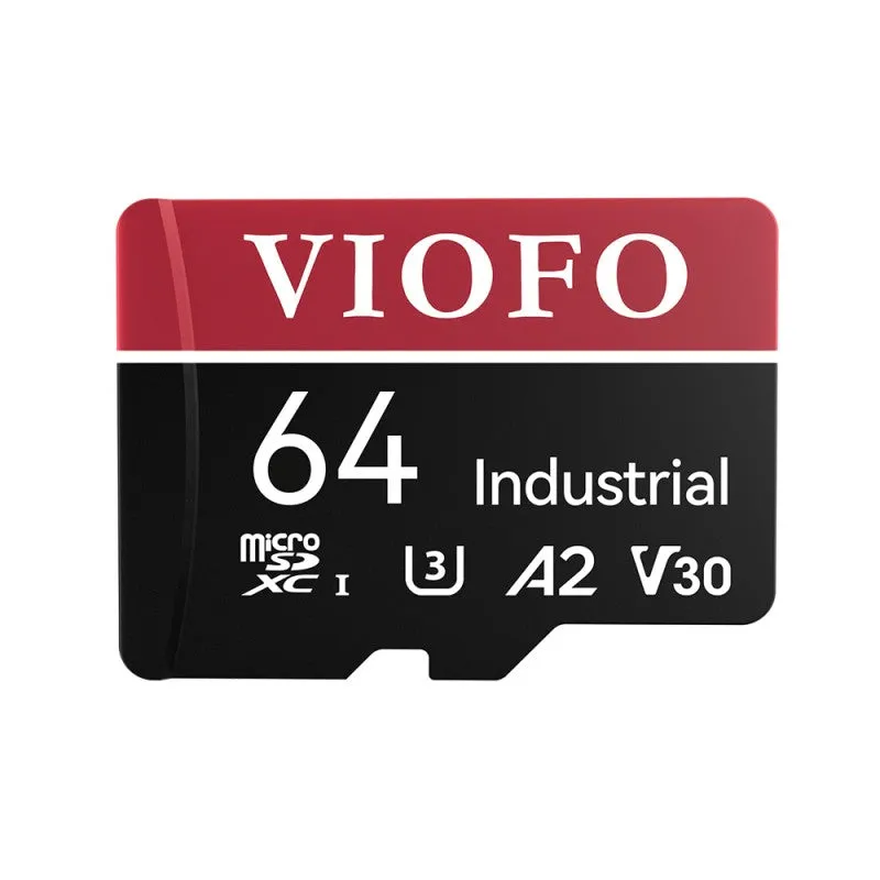 VIOFO Industrial Grade microSD Card, U3 A2 V30 High Speed Memory Card with Adapter, 32GB / 64GB / 128GB / 256GB Optional