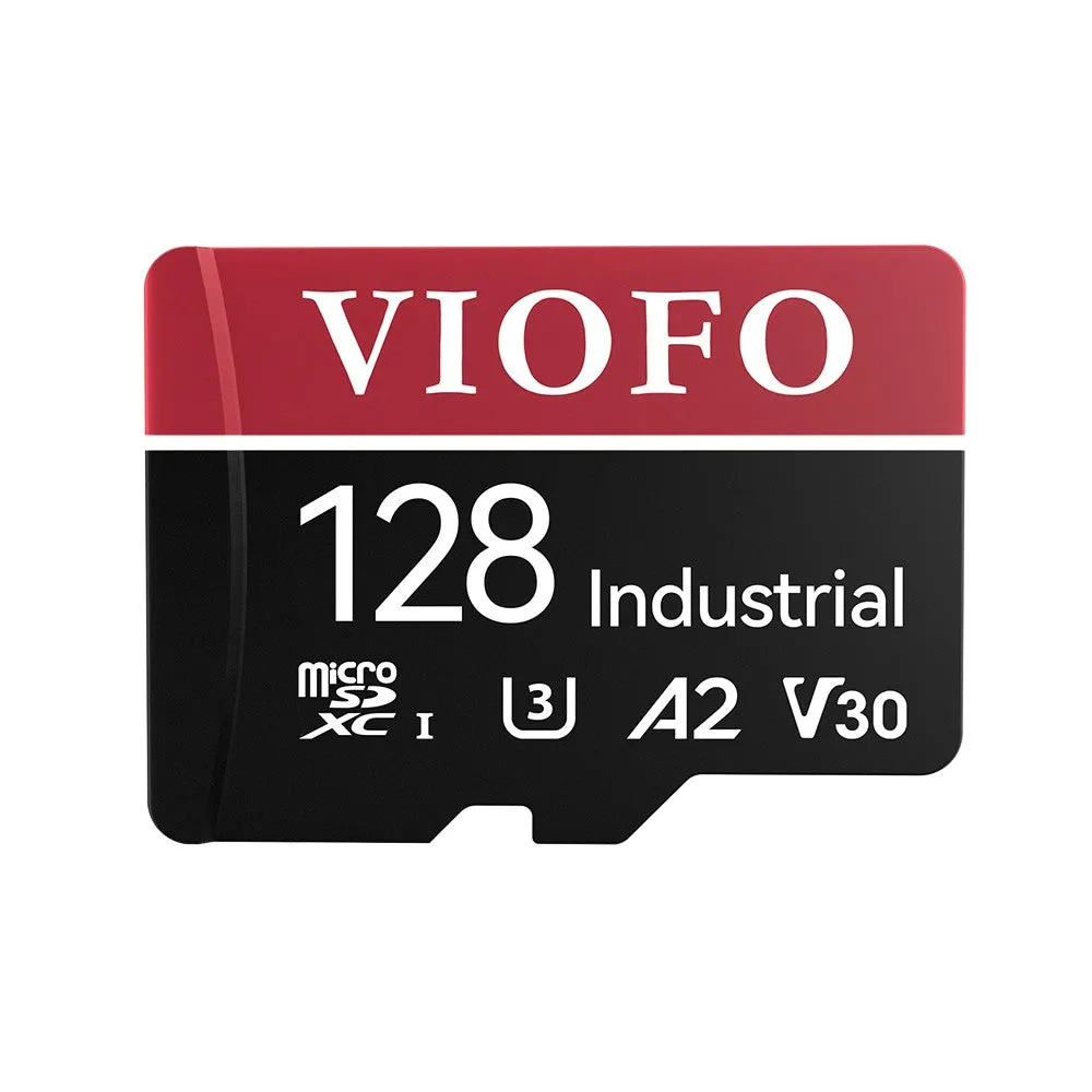 VIOFO Industrial Grade microSD Card, U3 A2 V30 High Speed Memory Card with Adapter, 32GB / 64GB / 128GB / 256GB Optional