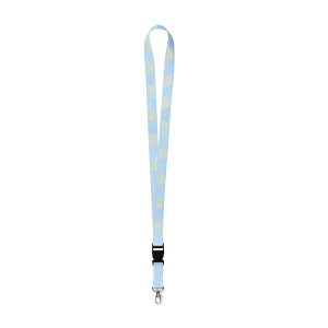 Virginity Rocks Light Blue Lanyard