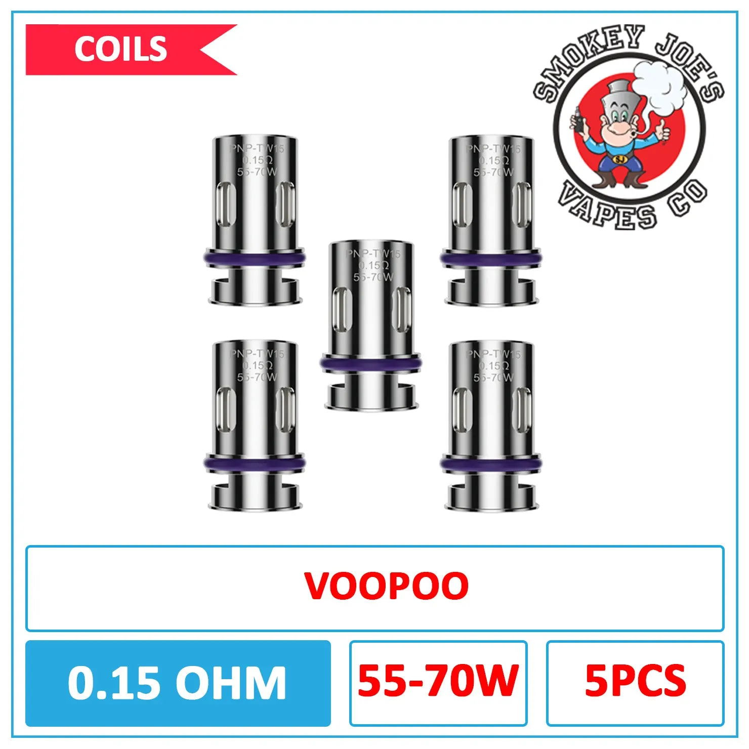 Voopoo PNP - Replacement Coils - 5pk
