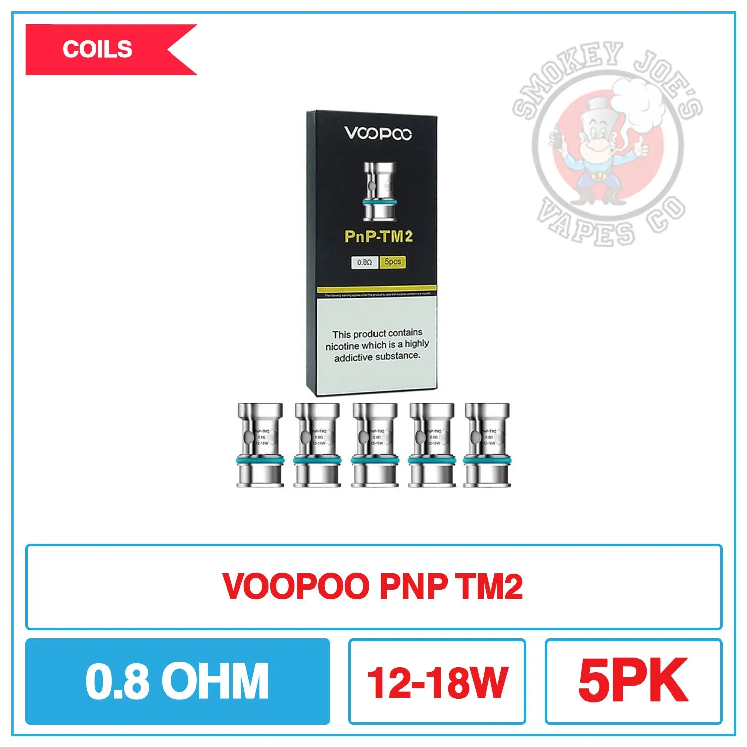 Voopoo PNP - Replacement Coils - 5pk