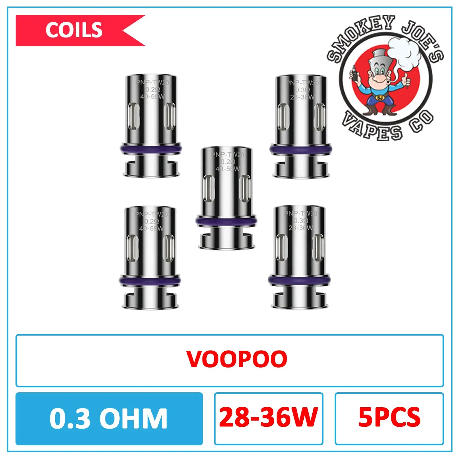 Voopoo PNP - Replacement Coils - 5pk