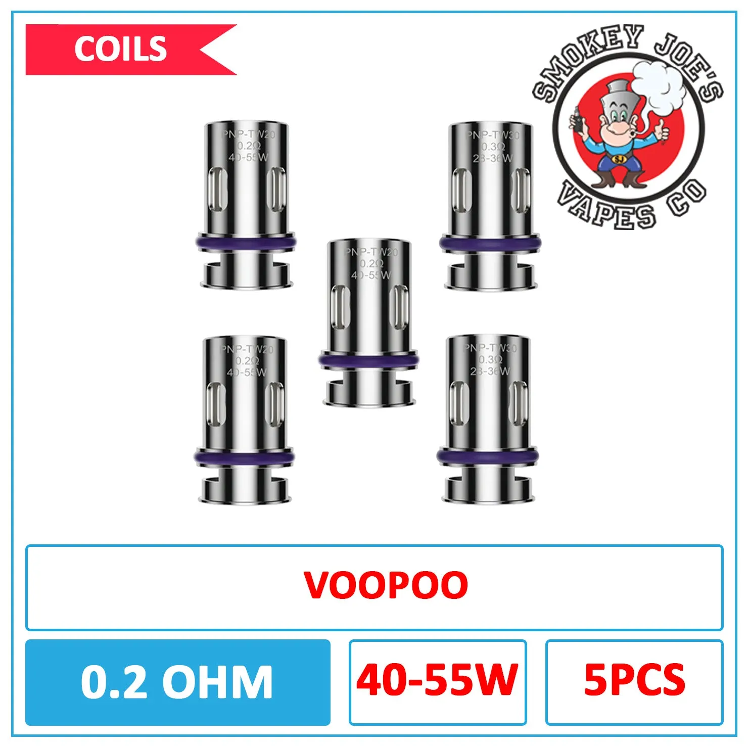 Voopoo PNP - Replacement Coils - 5pk
