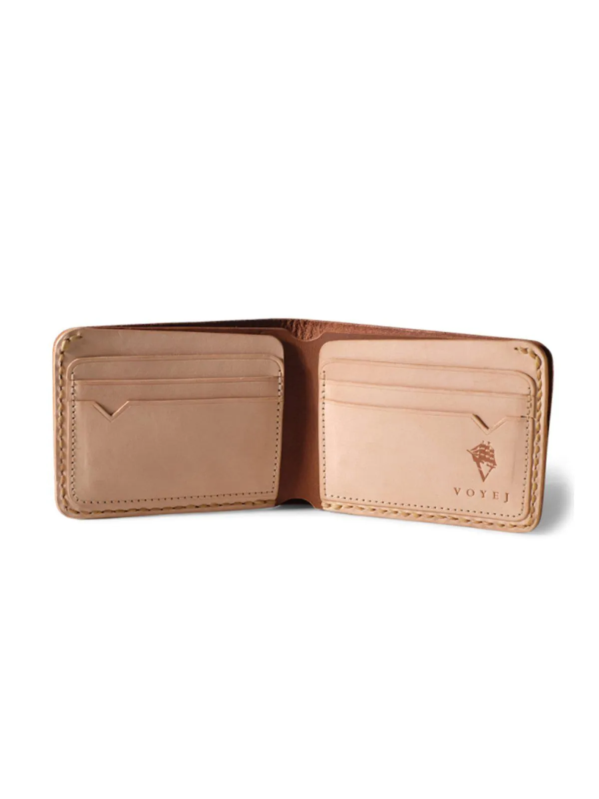 Voyej Vessel VII Golden Brown Short Wallet