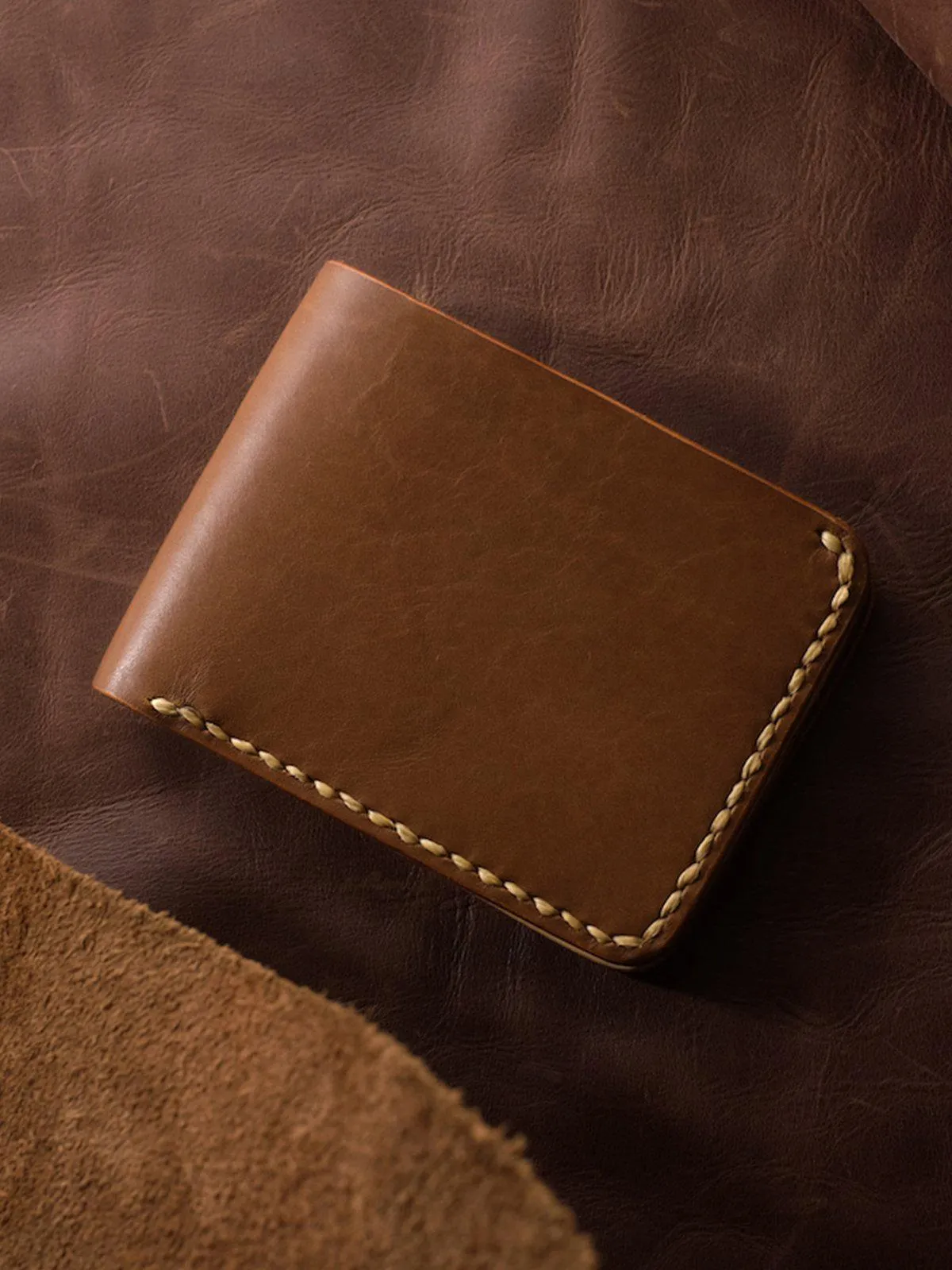 Voyej Vessel VII Golden Brown Short Wallet