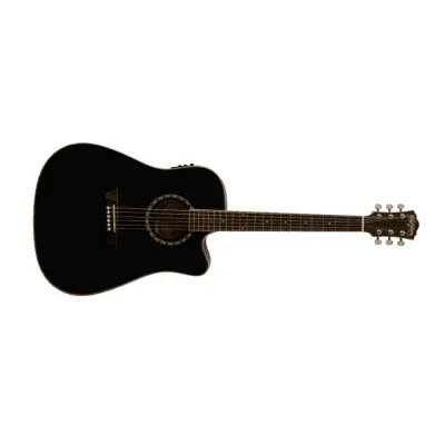 Washburn AD5CEPACK Semi Acoustic Guitar 41' Dreadnought with Bag, Picks, Strap