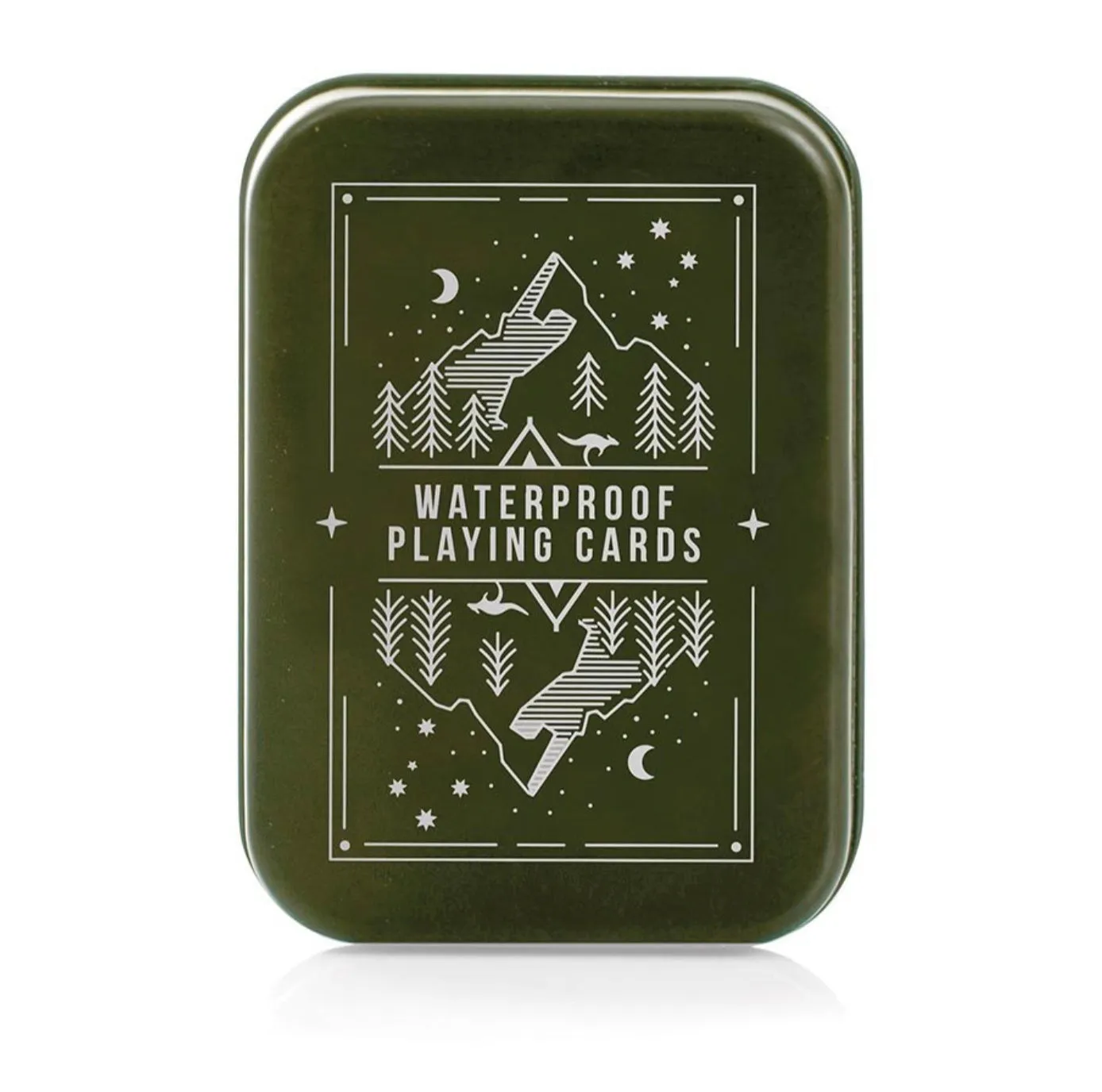 Waterproof Playing Cards in a Tin