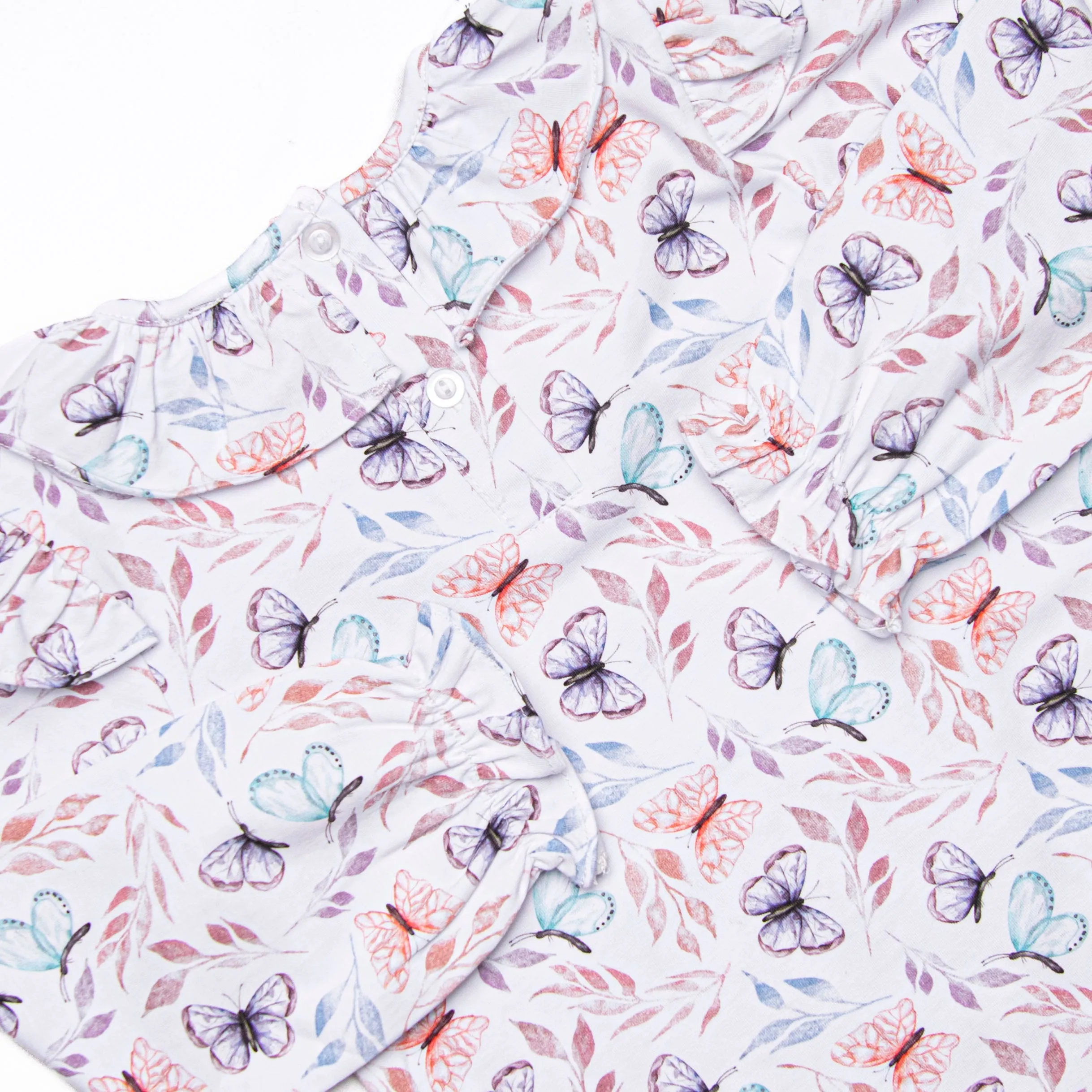 Whispering Wings Diaper Set, Purple