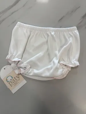 White Pima Diaper Cover