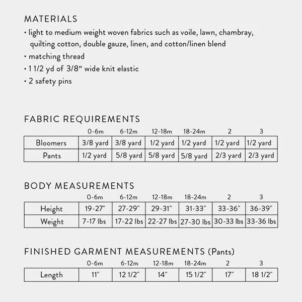 Wiksten Baby   Toddler Bloomer   Harem Pants