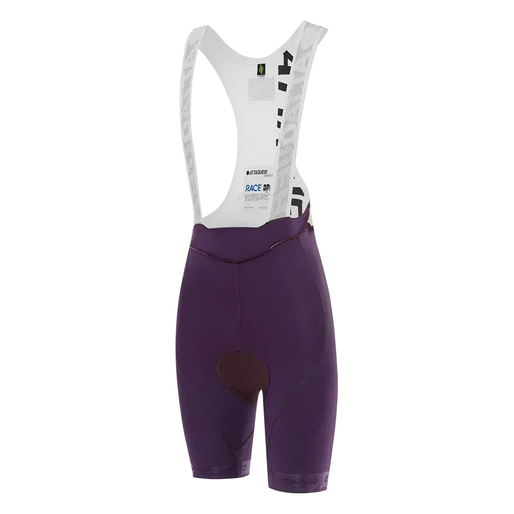 Womens Race Bib Short Purple