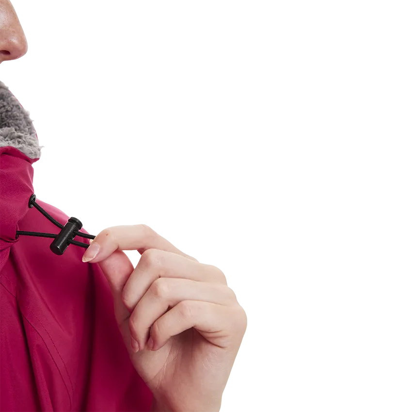Women's Short Sleeve Pro Change Robe EVO - Fuchsia