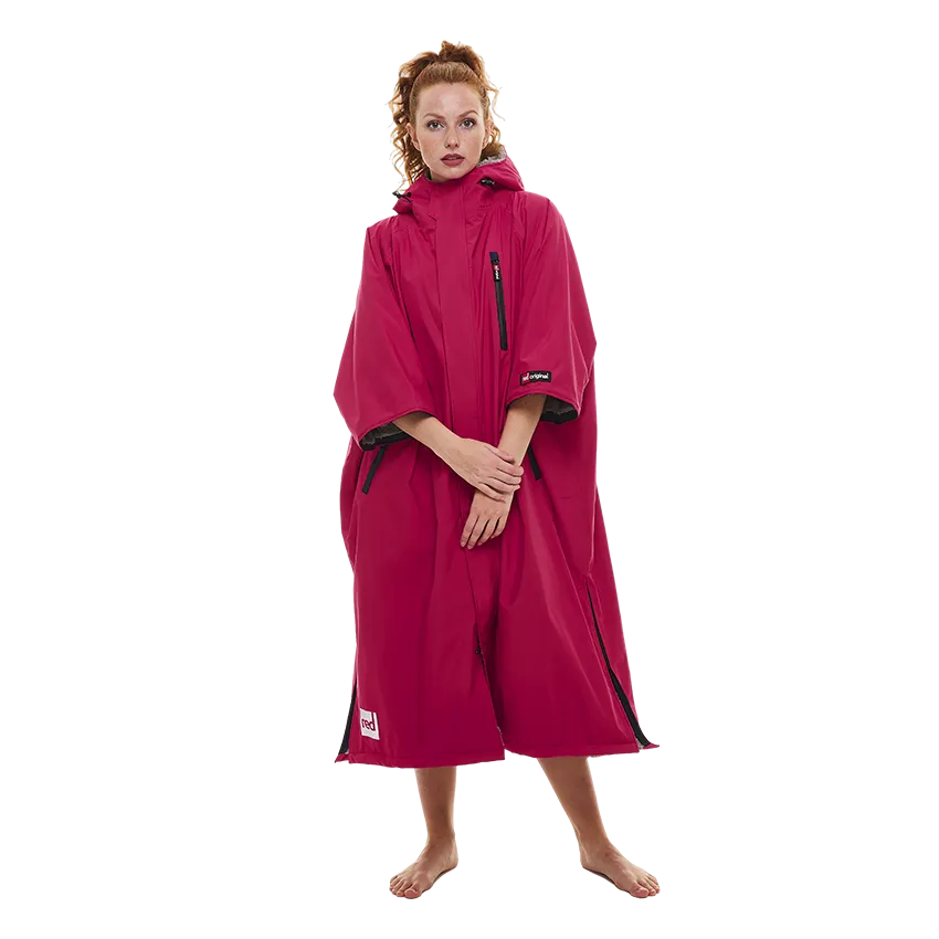 Women's Short Sleeve Pro Change Robe EVO - Fuchsia