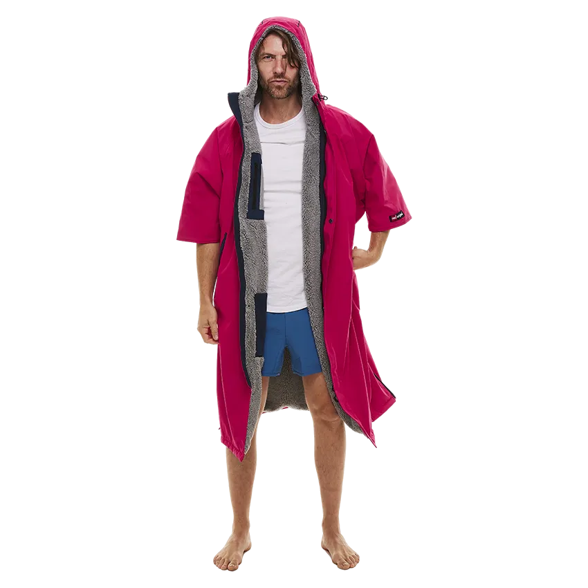 Women's Short Sleeve Pro Change Robe EVO - Fuchsia