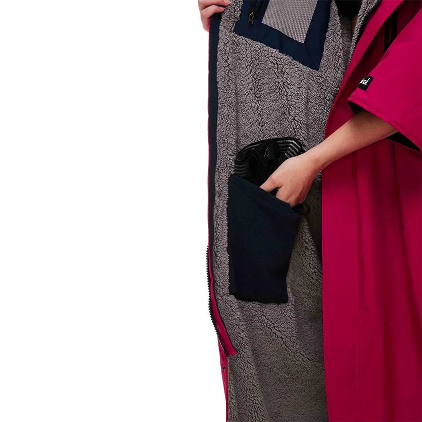 Women's Short Sleeve Pro Change Robe EVO - Fuchsia