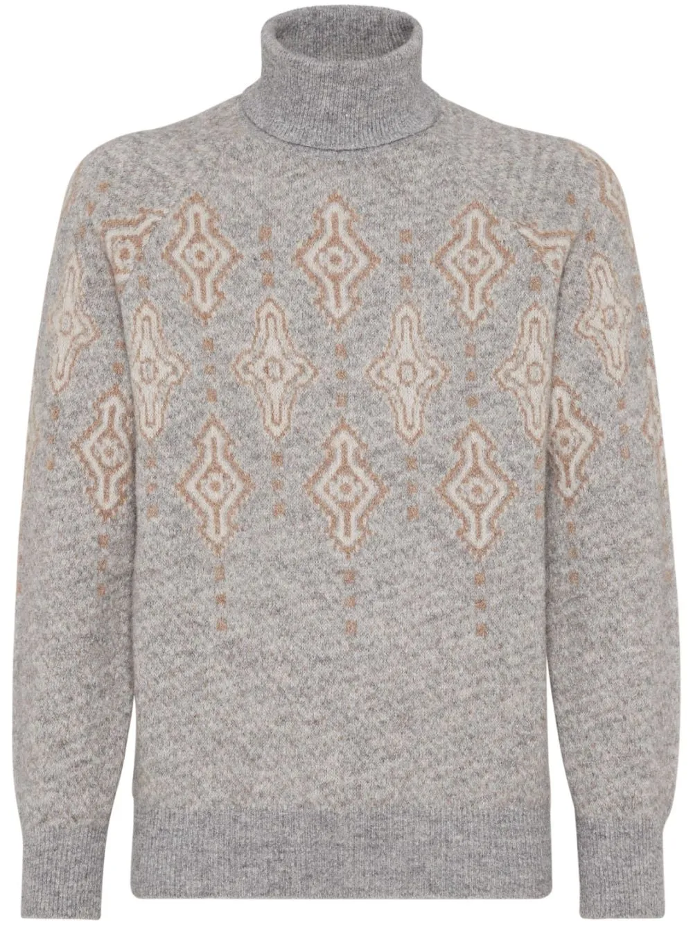 Wool turtle-neck jumper