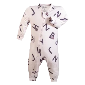 Zippyjamz Bamboo Sleepers - Alphajamz Purple