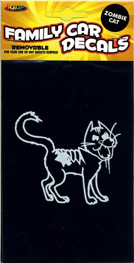 Zombie Cat Window Cling